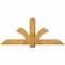 Ekena Millwork Redmond Rough Sawn Timber Gable Bracket, Western Red Cedar, 72"W x 30"H x 2"D x 6"F, 10/12 Pitch GBW072X30X0206RED00RWR - alternate 1